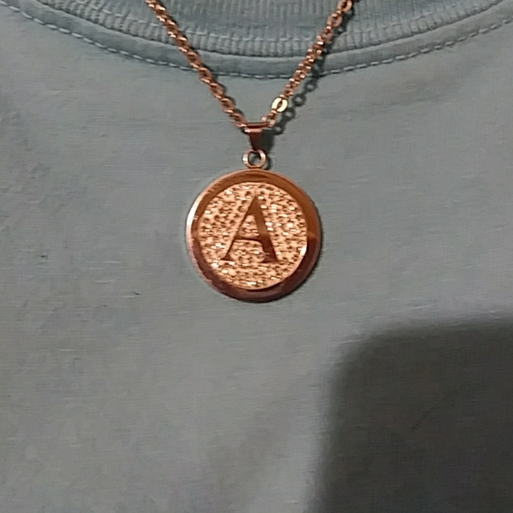"A" Necklace